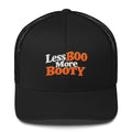 Less Boo More Booty funny Halloween trucker hat