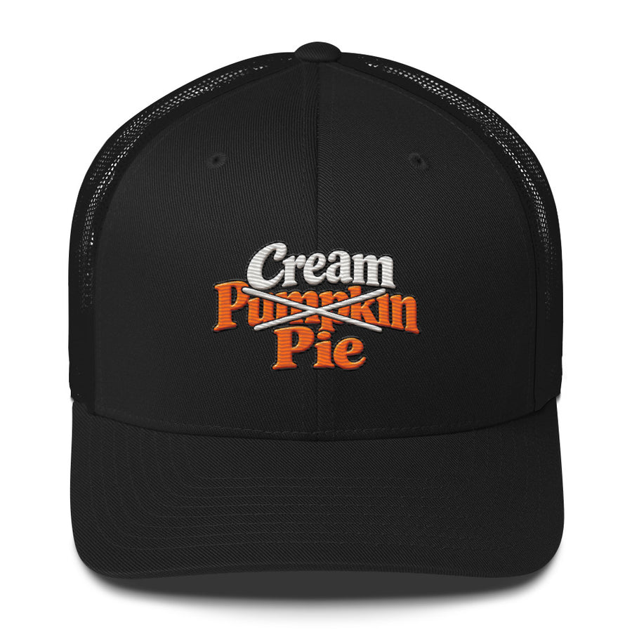 Cream Pie funny Halloween trucker cap