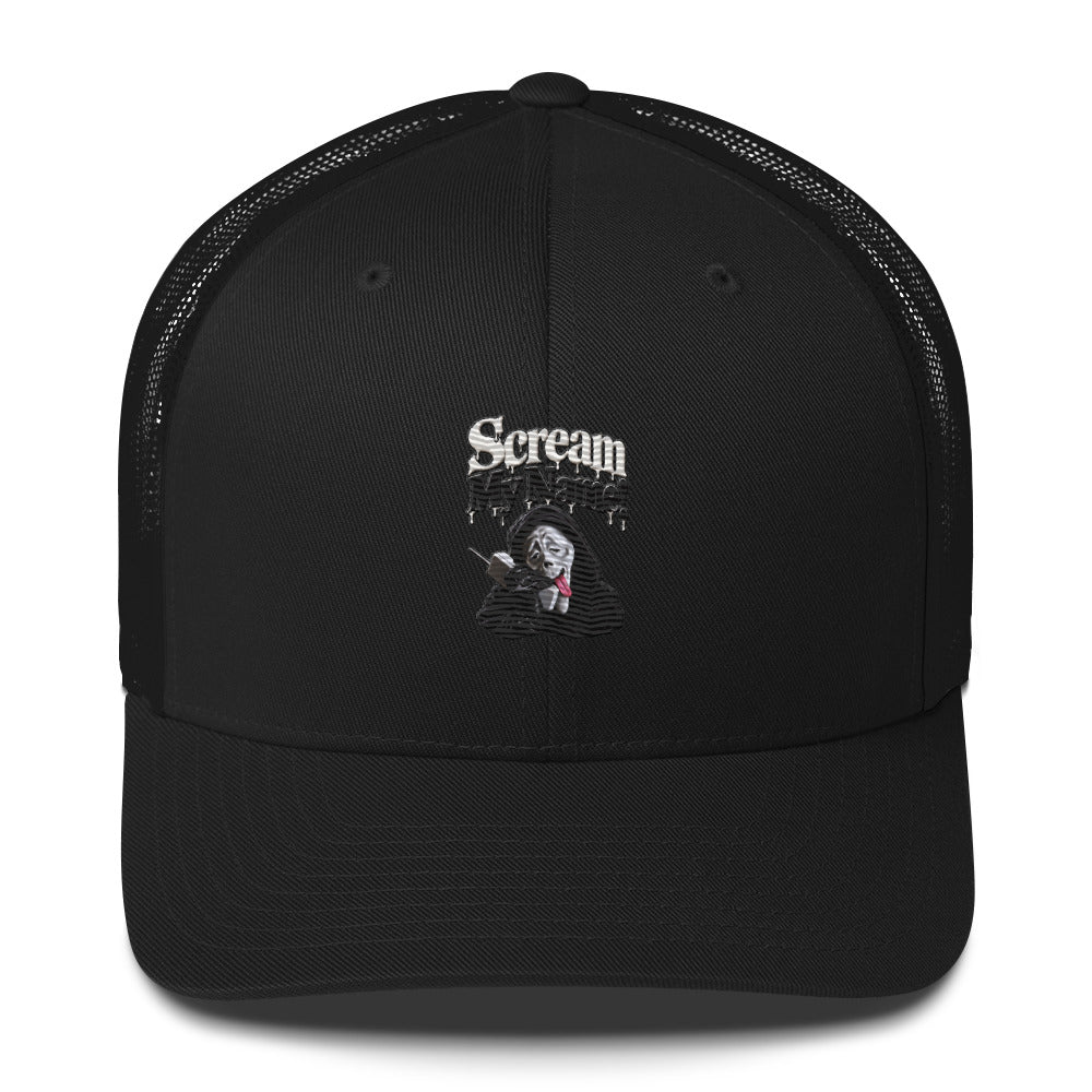 Scream My Name funny Halloween trucker hat