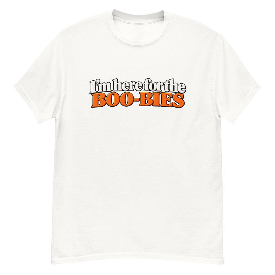 Here for the Boo-bies funny Halloween shirt