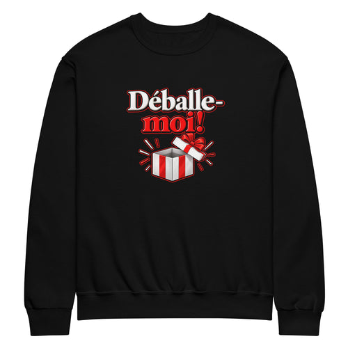 Chandail de Noël drôle Déballe-moi!