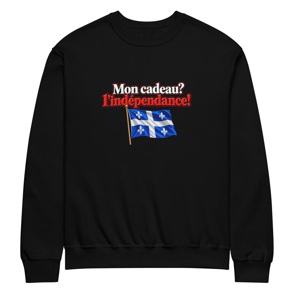 Chandail de Noël drôle Mon cadeau? L'indépendance!